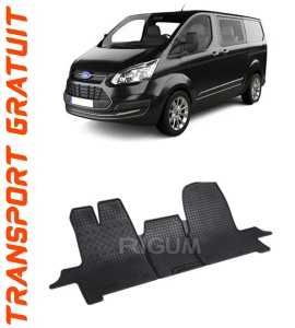 Ford Tourneo Custom, Van, fabricat din 01.2013 - Prezent, 3 Locuri, set covorase auto dedicate, din cauciuc 100% Premium accesorii pentru autoturismul tau - masina v156694