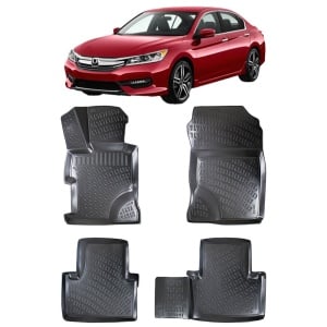 Honda Civic Sedan Ix 2011-2016 Set 4 covorase auto din cauciuc tip tavita premium line 3D - Transport Gratuit! accesorii pentru autoturismul tau - masina v49063