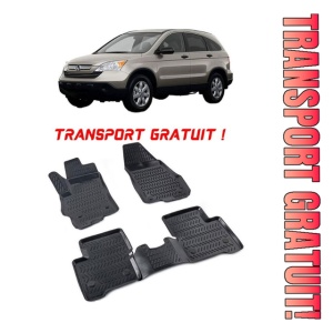 Honda Cr-V III 2006-2011 Set 4 covorase auto din cauciuc tip tavita premium line 3D - Transport Gratuit!