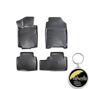 Honda Cr-V IV 2011-2016 Set 4 covorase auto din cauciuc tip tavita premium line 3D accesorii pentru autoturismul tau - masina v243117
