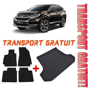 Honda Cr-V V Suv din 10.2018 - Prezent, Set Covorase + tavita portbagaj auto 5 Locuri *1