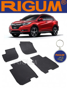 Honda Hr-V II, Suv, fabricat din 11.2013 - Prezent, set covorase auto dedicate, din cauciuc 100% Premium accesorii pentru autoturismul tau - masina v156925