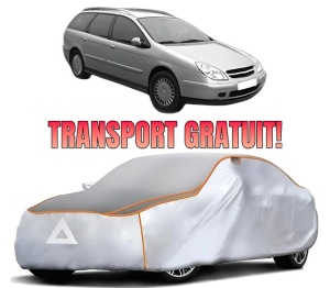 Husa Prelata Antigrindina Auto CITROEN C5 I Break (DE_) din 2001-2004, Protectie auto contra intemperiilor la grindina, Waterproof, 4x Stickere auto CITROEN