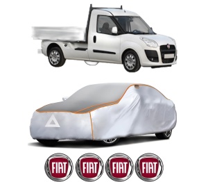Husa Prelata Antigrindina Auto FIAT DOBLO Platform/Chassis (263_) din 2010-2023, Protectie auto contra intemperiilor la grindina, Waterproof, 4x Stickere auto FIAT - Img 2