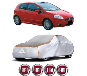 Husa Prelata Antigrindina Auto FIAT PANDA (312_, 319_) din 2012-2020, Protectie auto contra intemperiilor la grindina, Waterproof, 4x Stickere auto FIAT - Img 2