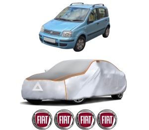 Husa Prelata Antigrindina Auto FIAT PANDA Hatchback Van (169_) din 2004-2011, Protectie auto contra intemperiilor la grindina, Waterproof, 4x Stickere auto FIAT - Img 2
