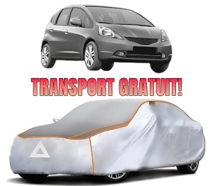 Husa Prelata Antigrindina Auto HONDA JAZZ III (GE_, GG_, GP_, ZA_) din 2008-2011, Protectie auto contra intemperiilor la grindina, Waterproof, 4x Stickere auto HONDA