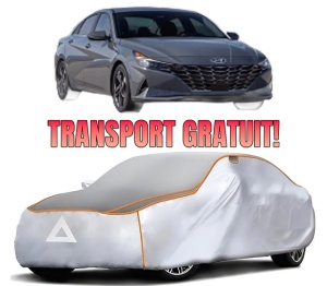 Husa Prelata Antigrindina Auto HYUNDAI ELANTRA VII Saloon (CN7) din 2020, Protectie auto contra intemperiilor la grindina, Waterproof, 4x Stickere auto HYUNDAI