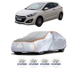 Husa Prelata Antigrindina Auto HYUNDAI i30 Coupe din 2013-2017, Protectie auto contra intemperiilor la grindina, Waterproof, 4x Stickere auto HYUNDAI - Img 2