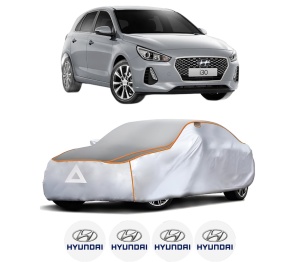 Husa Prelata Antigrindina Auto HYUNDAI i30 Hatchback Van (PDE) din 2016-2020, Protectie auto contra intemperiilor la grindina, Waterproof, 4x Stickere auto HYUNDAI - Img 2