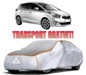 Husa Prelata Antigrindina Auto KIA CARENS IV din 2013-2016, Protectie auto contra intemperiilor la grindina, Waterproof, 4x Stickere auto KIA