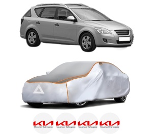 Husa Prelata Antigrindina Auto KIA CEE'D SW (ED) din 2007-2012, Protectie auto contra intemperiilor la grindina, Waterproof, 4x Stickere auto KIA - Img 2