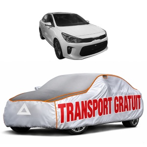 Husa Prelata Antigrindina Auto KIA RIO IV Hatchback Van (YB, SC, FB) din 2017, Protectie auto contra intemperiilor la grindina, Waterproof, 4x Stickere auto KIA
