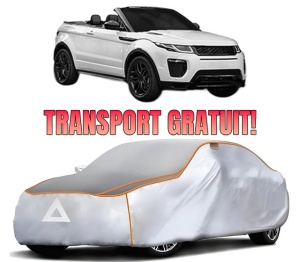 Husa Prelata Antigrindina Auto LAND ROVER RANGE ROVER EVOQUE Convertible (L538) din 2015-2019, Protectie auto contra intemperiilor la grindina, Waterproof, 4x Stickere auto LAND ROVER