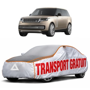 Husa Prelata Antigrindina Auto LAND ROVER RANGE ROVER V (L460) din 2021-2023, Protectie auto contra intemperiilor la grindina, Waterproof, 4x Stickere auto LAND ROVER