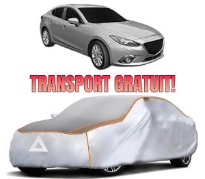 Husa Prelata Antigrindina Auto MAZDA 3 Hatchback (BP) din 2018-2021, Protectie auto contra intemperiilor la grindina, Waterproof, 4x Stickere auto MAZDA