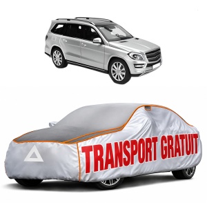Husa Prelata Antigrindina Auto MERCEDES-BENZ GL-CLASS (X166) din 2012-2015, Protectie auto contra intemperiilor la grindina, Waterproof, 4x Stickere auto MERCEDES-BENZ