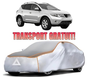 Husa Prelata Antigrindina Auto NISSAN MURANO II (Z51) din 2008-2014, Protectie auto contra intemperiilor la grindina, Waterproof, 4x Stickere auto NISSAN