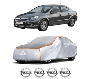 Husa Prelata Antigrindina Auto OPEL ASTRA H Saloon (A04) din 2007-2014, Protectie auto contra intemperiilor la grindina, Waterproof, 4x Stickere auto OPEL - Img 2