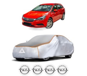 Husa Prelata Antigrindina Auto OPEL ASTRA K (B16) din 2015-2022, Protectie auto contra intemperiilor la grindina, Waterproof, 4x Stickere auto OPEL - Img 2