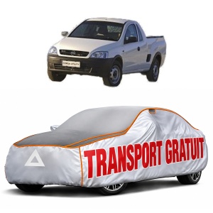 Husa Prelata Antigrindina Auto OPEL CORSA UTILITY C Pickup din 2005-2010, Protectie auto contra intemperiilor la grindina, Waterproof, 4x Stickere auto OPEL