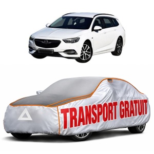 Husa Prelata Antigrindina Auto OPEL INSIGNIA B Sports Tourer (Z18) din 2017-2020, Protectie auto contra intemperiilor la grindina, Waterproof, 4x Stickere auto OPEL