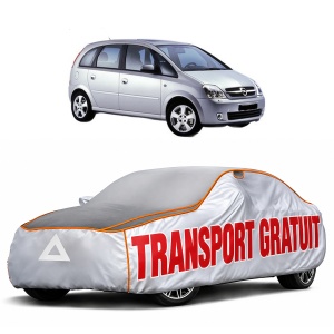 Husa Prelata Antigrindina Auto OPEL MERIVA A MPV (X03) din 2003-2010, Protectie auto contra intemperiilor la grindina, Waterproof, 4x Stickere auto OPEL