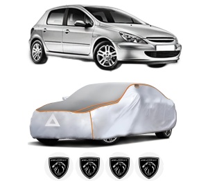Husa Prelata Antigrindina Auto PEUGEOT 307 (3A/C) din 2000-2012, Protectie auto contra intemperiilor la grindina, Waterproof, 4x Stickere auto PEUGEOT - Img 2