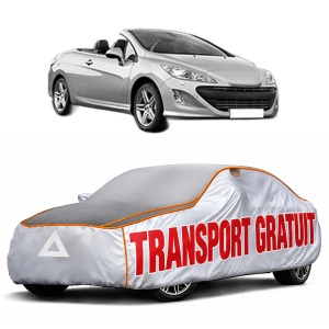 Husa Prelata Antigrindina Auto PEUGEOT 308 CC (4B_) din 2009-2014, Protectie auto contra intemperiilor la grindina, Waterproof, 4x Stickere auto PEUGEOT