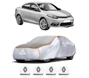 Husa Prelata Antigrindina Auto RENAULT FLUENCE (L3_) din 2010-2015, Protectie auto contra intemperiilor la grindina, Waterproof, 4x Stickere auto RENAULT - Img 2