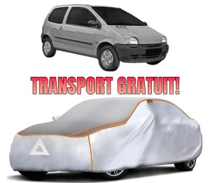 Husa Prelata Antigrindina Auto RENAULT TWINGO I Hatchback Van (S06_) din 1997-2012, Protectie auto contra intemperiilor la grindina, Waterproof, 4x Stickere auto RENAULT