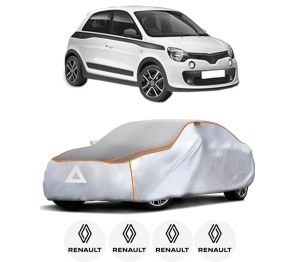 Husa Prelata Antigrindina Auto RENAULT TWINGO III (BCM_, BCA_) din 2014-2020, Protectie auto contra intemperiilor la grindina, Waterproof, 4x Stickere auto RENAULT - Img 2