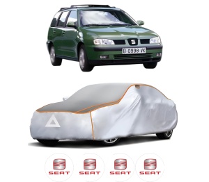 Husa Prelata Antigrindina Auto SEAT CORDOBA VARIO Estate Van (6K5) din 2000-2002, Protectie auto contra intemperiilor la grindina, Waterproof, 4x Stickere auto SEAT - Img 2