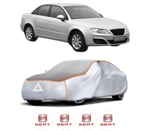 Husa Prelata Antigrindina Auto SEAT EXEO (3R2) din 2008-2013, Protectie auto contra intemperiilor la grindina, Waterproof, 4x Stickere auto SEAT - Img 2