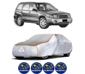 Husa Prelata Antigrindina Auto SUBARU FORESTER (SG_) din 2002-2008, Protectie auto contra intemperiilor la grindina, Waterproof, 4x Stickere auto SUBARU - Img 2