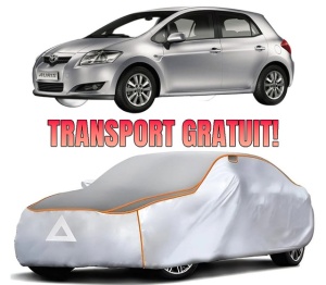 Husa Prelata Antigrindina Auto TOYOTA AURIS (_E15_) din 2006-2012, Protectie auto contra intemperiilor la grindina, Waterproof, 4x Stickere auto TOYOTA