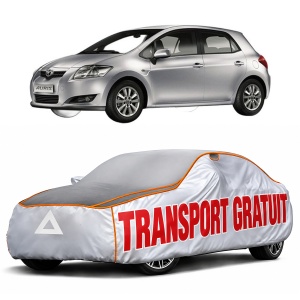 Husa Prelata Antigrindina Auto TOYOTA AURIS (_E15_) din 2006-2012, Protectie auto contra intemperiilor la grindina, Waterproof, 4x Stickere auto TOYOTA