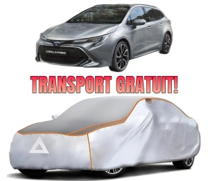 Husa Prelata Antigrindina Auto TOYOTA COROLLA Estate (_E21_) din 2019-2023, Protectie auto contra intemperiilor la grindina, Waterproof, 4x Stickere auto TOYOTA