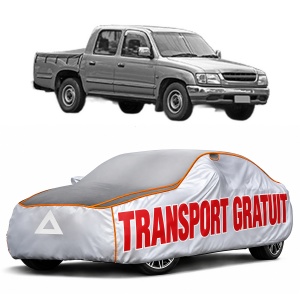 Husa Prelata Antigrindina Auto TOYOTA HILUX VI Pickup (_N1_) din 1997-2005, Protectie auto contra intemperiilor la grindina, Waterproof, 4x Stickere auto TOYOTA
