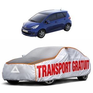 Husa Prelata Antigrindina Auto TOYOTA VERSO S (_P12_) din 2010-2016, Protectie auto contra intemperiilor la grindina, Waterproof, 4x Stickere auto TOYOTA