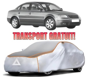 Husa Prelata Antigrindina Auto Volskwagen PASSAT B5.5 (3B3) din 2000-2005, Protectie auto contra intemperiilor la grindina, Waterproof, 4x Stickere auto Volskwagen