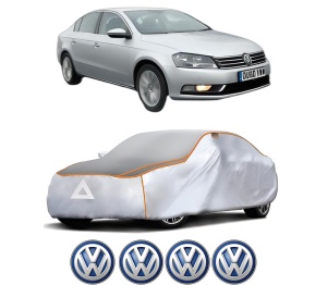Husa Prelata Antigrindina Auto Volskwagen PASSAT B7 (A32, A33) din 2011-2020, Protectie auto contra intemperiilor la grindina, Waterproof, 4x Stickere auto Volskwagen - Img 2