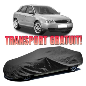 Husa prelata auto pentru AUDI A3 (8L1) 1996 - 2003, culoare negru, material textil impermeabil, rezistanta la intemperii praf UV, CARPASSION Husa Protectie
