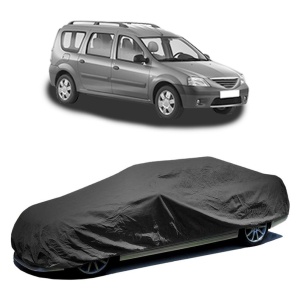 Husa prelata auto pentru DACIA LOGAN MCV (KS_) 2007 - 2013, culoare negru, material textil impermeabil, rezistanta la intemperii praf UV - Img 2