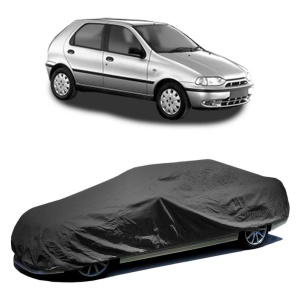 Husa prelata auto pentru FIAT PALIO (178_, 171_, 371_) 1996 - 2012, culoare negru, material textil impermeabil, rezistanta la intemperii praf UV, CARPASSION Husa Protectie - Img 2