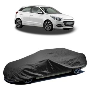 Husa prelata auto pentru HYUNDAI i20 II Hatchback Van (GB, IB) 2015 - 2021, culoare negru, material textil impermeabil, rezistanta la intemperii praf UV, CARPASSION Husa Protectie - Img 2