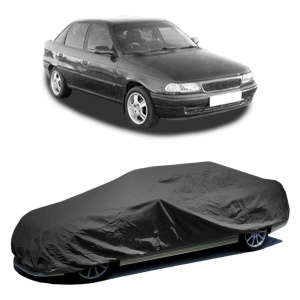 Husa prelata auto pentru OPEL ASTRA F CLASSIC Saloon (T92) 1998 - 2002, culoare negru, material textil impermeabil, rezistanta la intemperii praf UV, CARPASSION Husa Protectie - Img 2
