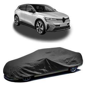 Husa prelata auto pentru RENAULT MEGANE E-TECH SUV 2021, culoare negru, material textil impermeabil, rezistanta la intemperii praf UV, CARPASSION Husa Protectie - Img 2