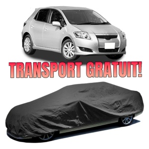 Husa prelata auto pentru TOYOTA AURIS (_E15_) 2006 - 2012, culoare negru, material textil impermeabil, rezistanta la intemperii praf UV, CARPASSION Husa Protectie