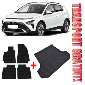 Hyundai Bayon Set Covorase + tavita portbagaj auto Hyundai Bayon fabricatie 05.2021 - prezent, caroserie suv